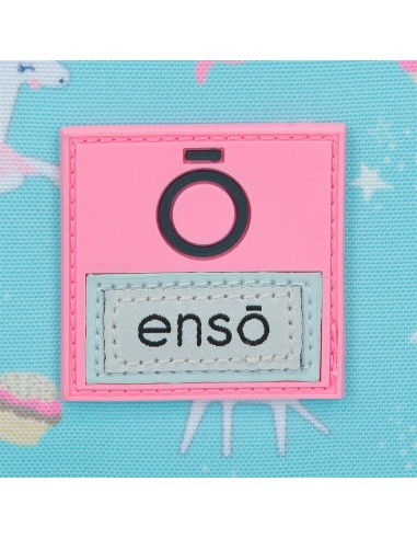 MOCHILA ADAP. 38CM. C/CARRO. ENSO UNICORN PARADISE