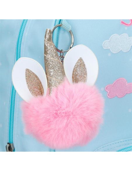 MOCHILA ADAP. 38CM. C/CARRO. ENSO UNICORN PARADISE
