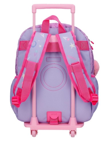 MOCHILA ADAP. 33CM. C/CARRO. ENSO QUEEN OF HEARTS
