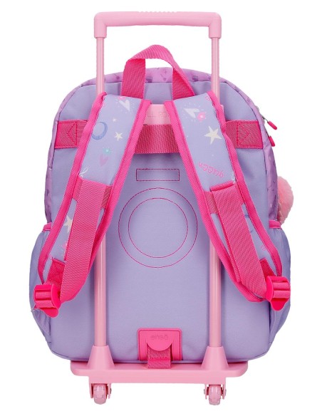 MOCHILA ADAP. 33CM. C/CARRO. ENSO QUEEN OF HEARTS