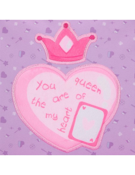 MOCHILA ADAP. 33CM. C/CARRO. ENSO QUEEN OF HEARTS