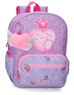 MOCHILA ADAP. 38CM. ENSO QUEEN OF HEARTS