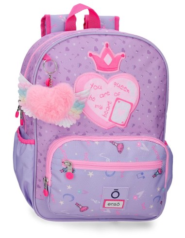 MOCHILA ADAP. 38CM. ENSO QUEEN OF HEARTS