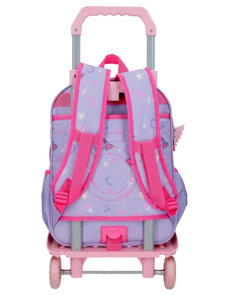 MOCHILA ADAP. 38CM. C/CARRO. ENSO QUEEN OF HEARTS