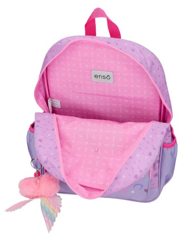 MOCHILA ADAP. 38CM. C/CARRO. ENSO QUEEN OF HEARTS