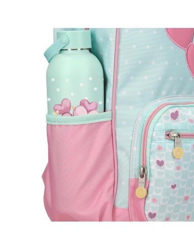 MOCHILA ADAP. 38CM. C/CARRO. ENSO HEARTS