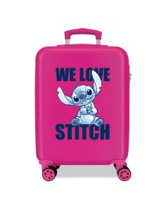 TROLLEY ABS 55CM. 4R. STITCH WE LOVE