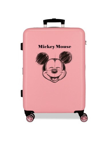TROLLEY ABS 65CM. 4R. MICKEY SKETCH NUDE