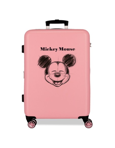 TROLLEY ABS 65CM. 4R. MICKEY SKETCH NUDE