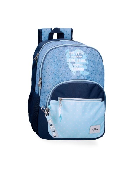 MOCHILA ADAP. 44CM 2C. PJL NONI DENIM
