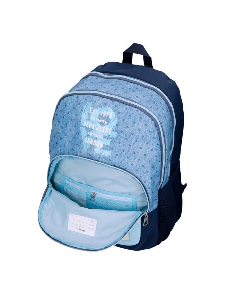 MOCHILA ADAP. 44CM 2C. PJL NONI DENIM