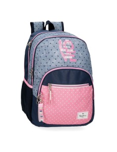 MOCHILA 44CM 2C. PJL NONI DENIM