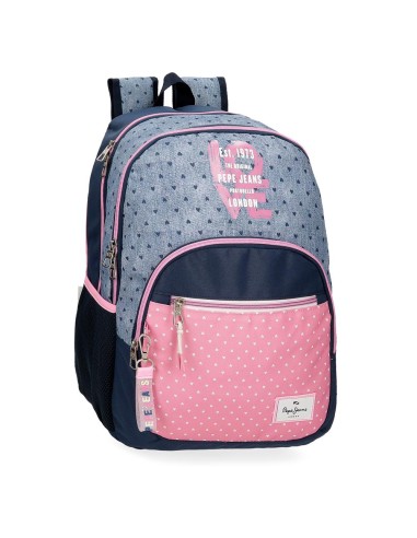 MOCHILA 44CM 2C. PJL NONI DENIM