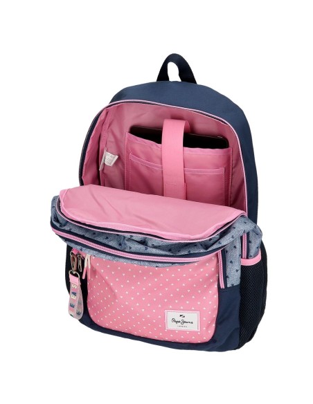 MOCHILA 44CM 2C. PJL NONI DENIM