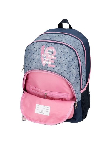 MOCHILA 44CM 2C. PJL NONI DENIM