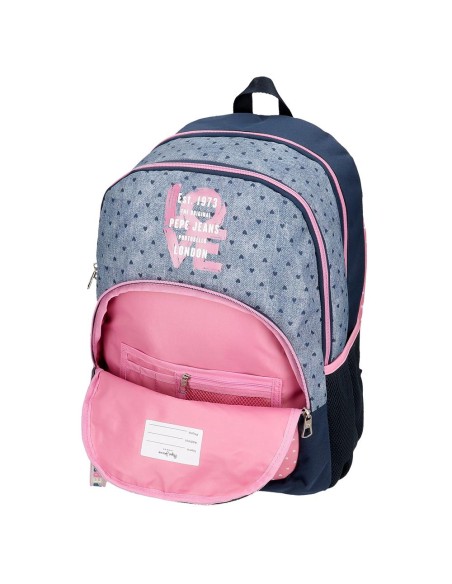 MOCHILA 44CM 2C. PJL NONI DENIM
