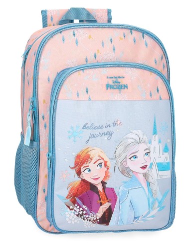 MOCHILA ADAP. 40CM 2C. FROZEN BELIEVE IN THE JOURNEY
