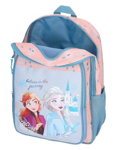 MOCHILA ADAP. 40CM 2C. FROZEN BELIEVE IN THE JOURNEY