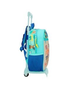 MOCHILA ADAP. 28CM. C/CARRO. PAW PATROL PAWSOME VIBE 2
