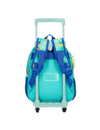 MOCHILA ADAP. 28CM. C/CARRO. PAW PATROL PAWSOME VIBE
