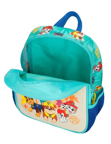 MOCHILA ADAP. 28CM. C/CARRO. PAW PATROL PAWSOME VIBE