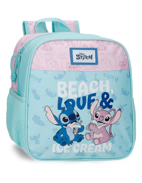 MOCHILA ADAP. 25CM. LILO & STITCH BEACH & LOVE