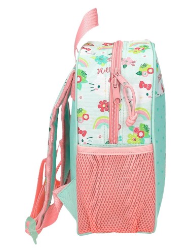 MOCHILA ADAP. 25CM. HELLO KITTY FLORAL