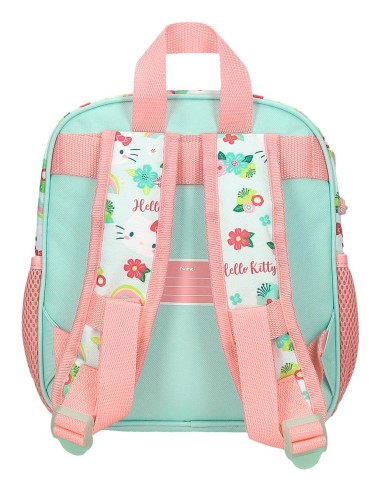 MOCHILA ADAP. 25CM. HELLO KITTY FLORAL