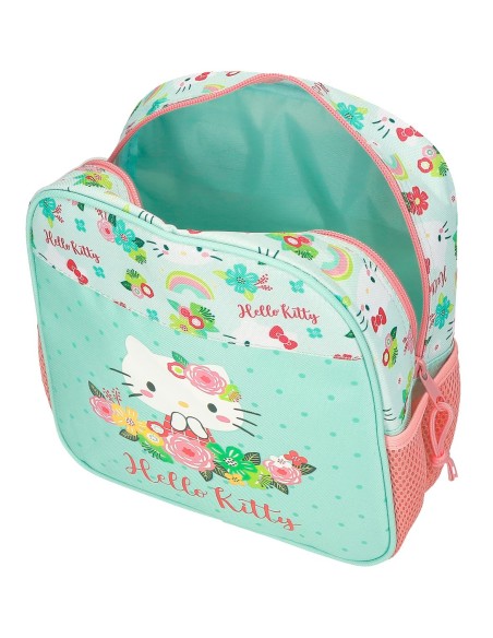 MOCHILA ADAP. 25CM. HELLO KITTY FLORAL