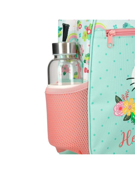 MOCHILA ADAP. 25CM. HELLO KITTY FLORAL