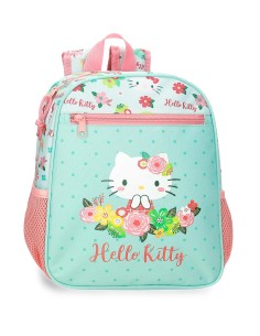 MOCHILA 28CM. HELLO KITTY FLORAL