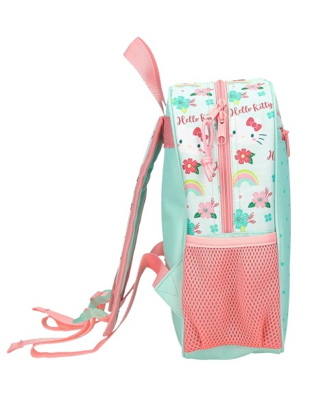 MOCHILA 28CM. HELLO KITTY FLORAL