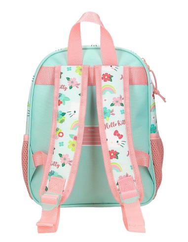 MOCHILA 28CM. HELLO KITTY FLORAL