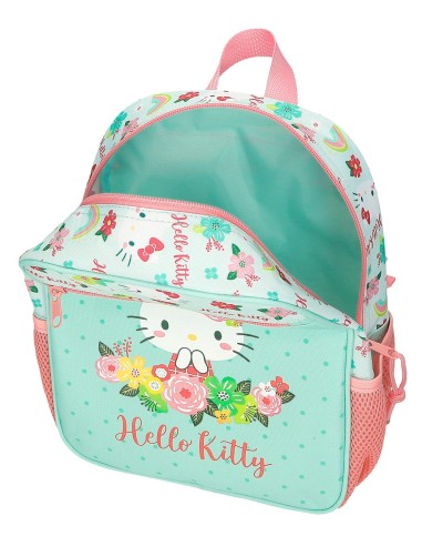 MOCHILA 28CM. HELLO KITTY FLORAL