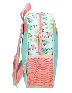 MOCHILA ADAP. 28CM. HELLO KITTY FLORAL 2