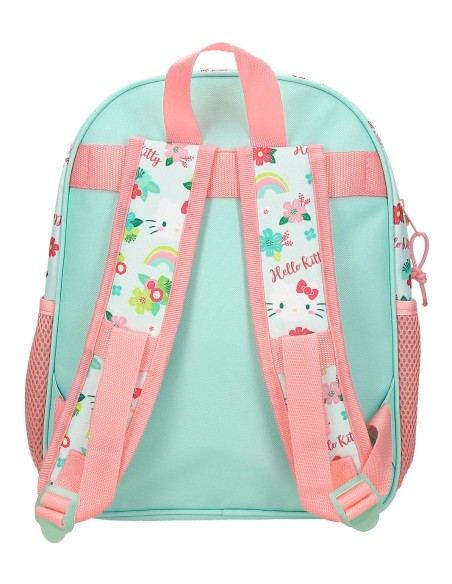 MOCHILA ADAP. 33CM. HELLO KITTY FLORAL