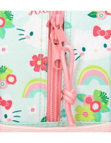 MOCHILA ADAP. 33CM. HELLO KITTY FLORAL