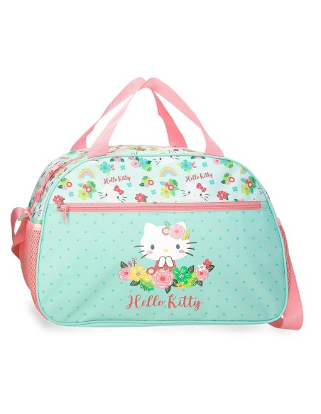 BOLSA DE VIAJE 40CM. HELLO KITTY FLORAL