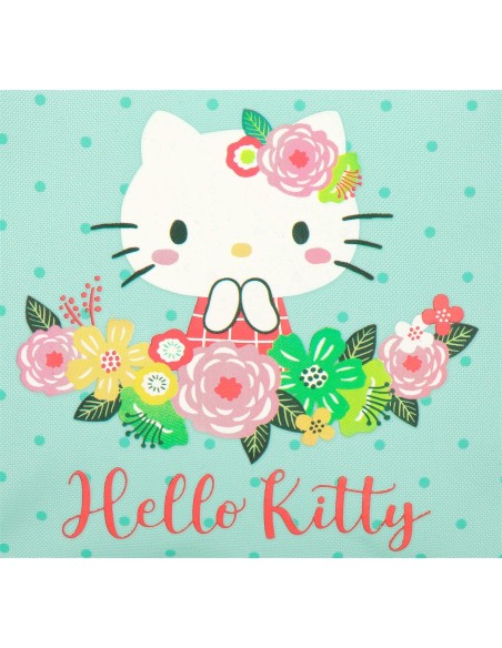 BOLSA DE VIAJE 40CM. HELLO KITTY FLORAL