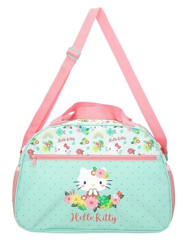 BOLSA DE VIAJE 40CM. HELLO KITTY FLORAL