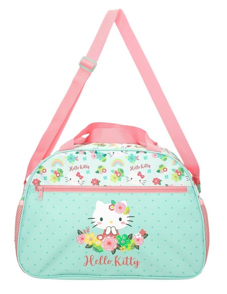BOLSA DE VIAJE 40CM. HELLO KITTY FLORAL
