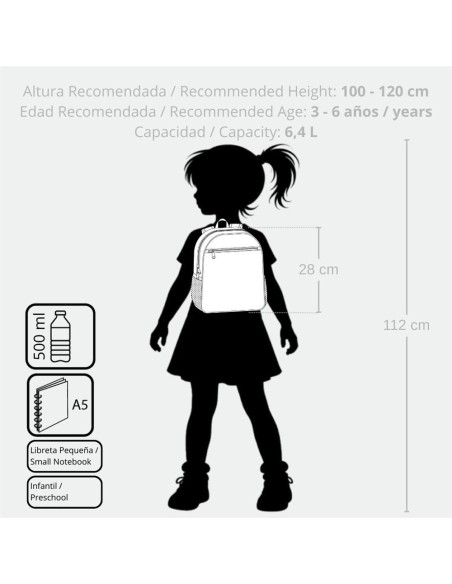 MOCHILA ADAP. 28CM. KUROMI FORTUNE TELLING