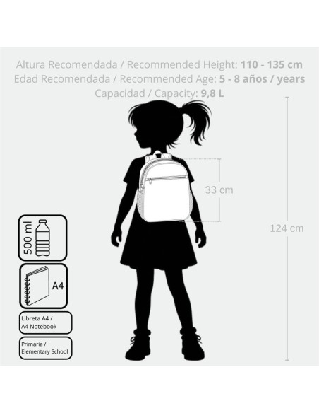 MOCHILA ADAP. 33CM. KUROMI FORTUNE TELLING