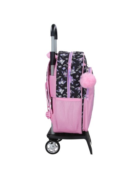 MOCHILA ADAP. 40CM. C/CARRO. KUROMI FORTUNE TELLING