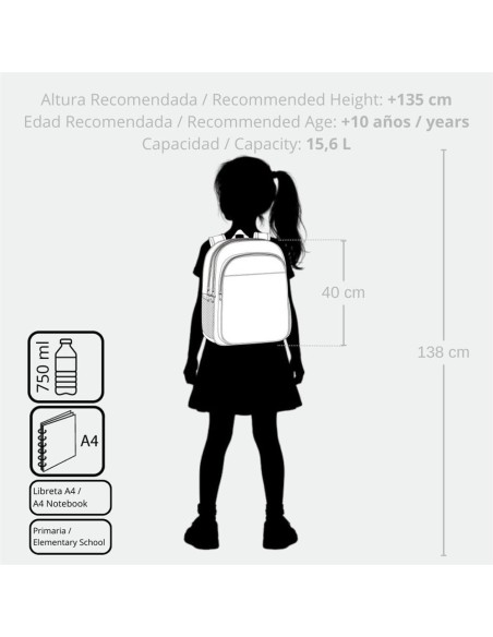 MOCHILA ADAP. 40CM 2C. KUROMI FORTUNE TELLING