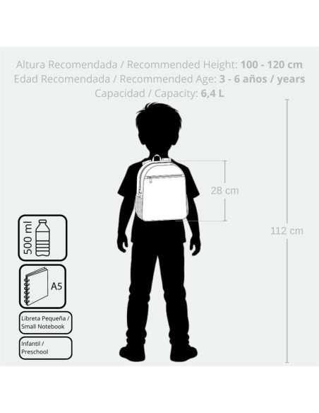 MOCHILA ADAP. 28CM. SPIDERMAN WALL CRAWLER