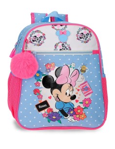 MOCHILA ADAP. 33CM. MINNIE FLOWERS
