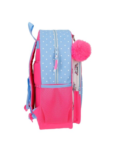 MOCHILA ADAP. 40CM. MINNIE FLOWERS