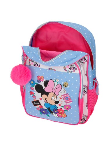 MOCHILA ADAP. 40CM. MINNIE FLOWERS