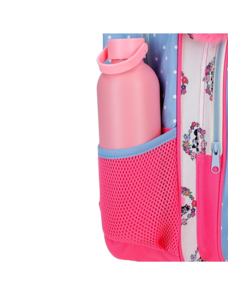 MOCHILA ADAP. 40CM. MINNIE FLOWERS